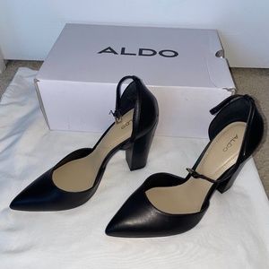 Aldo black heels